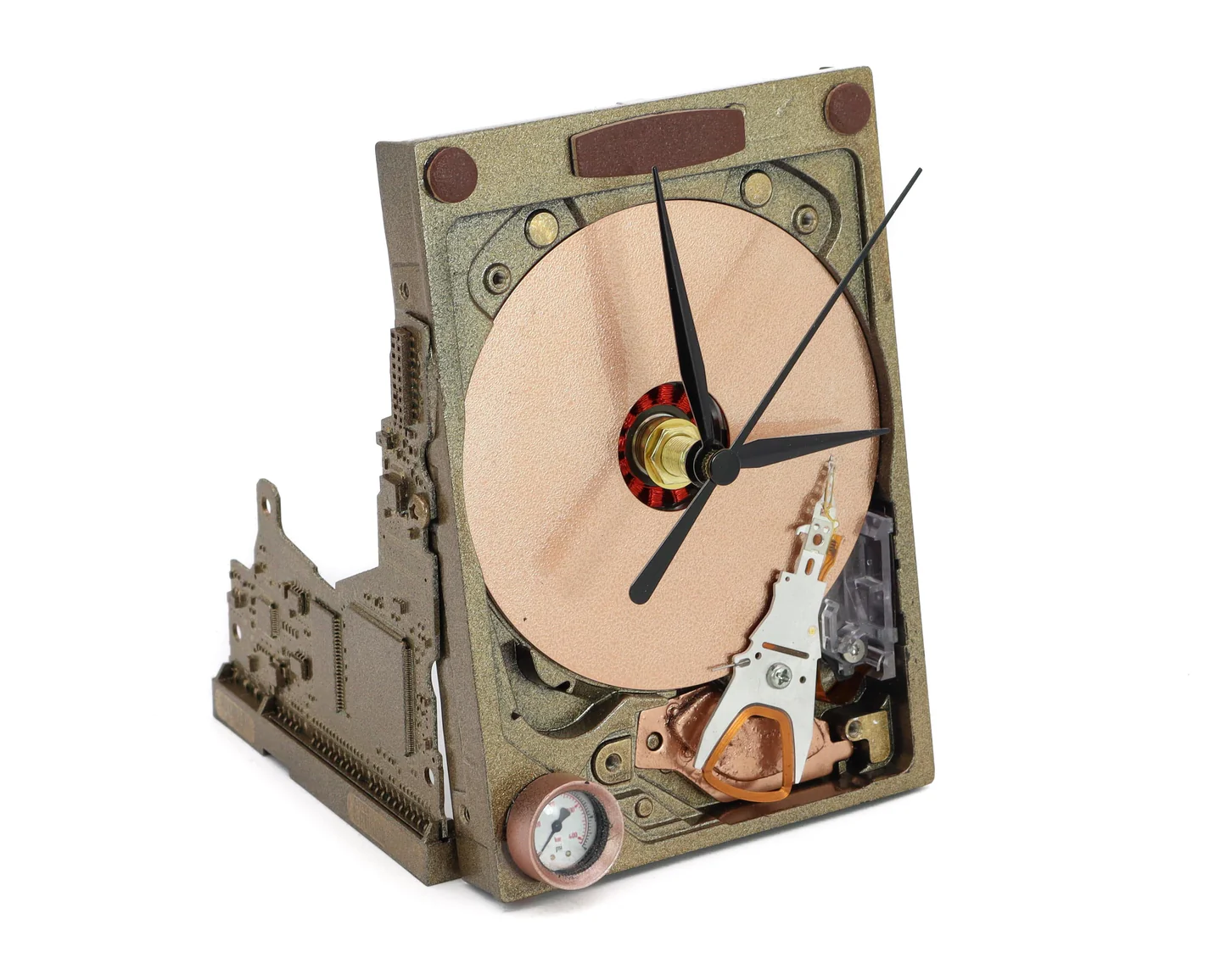 Hard Drive Clock - Industrial Wall Clock
